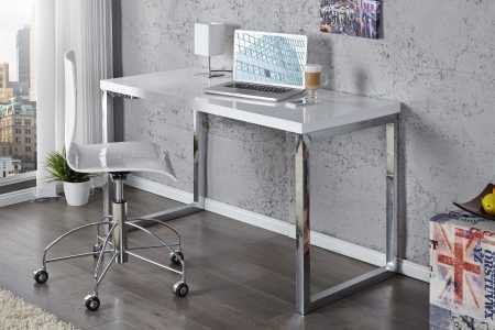 Bútor Budaörs - WHITE DESK fehér íróasztal 120cm  online bútor rendelés