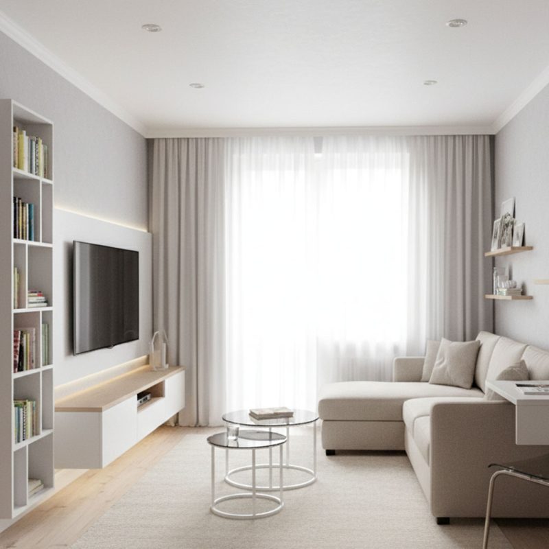 Helytakarékos nappali bútor panel lakásokhoz